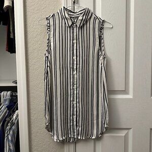 H&M Sleeveless Striped Top